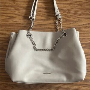 Large Nine West Gray Shoulder Bag